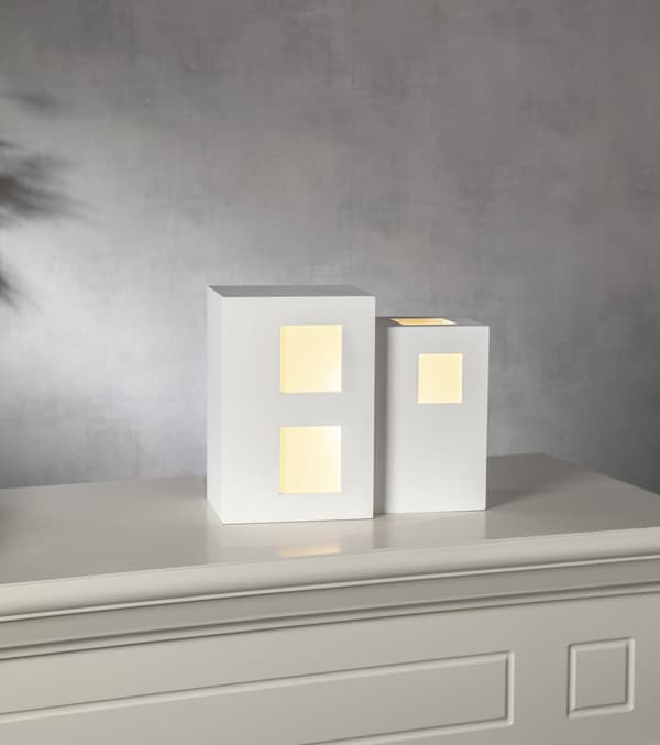 Bordlampe Lampefod Cube E14