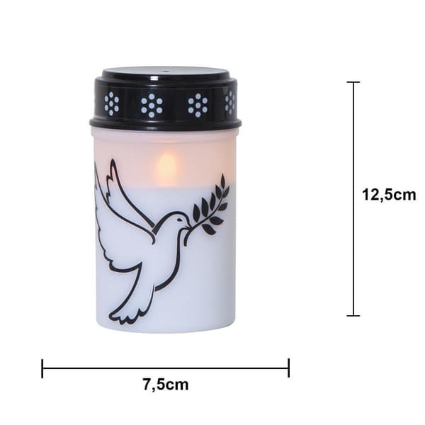 Hautakynttilä Dove LED