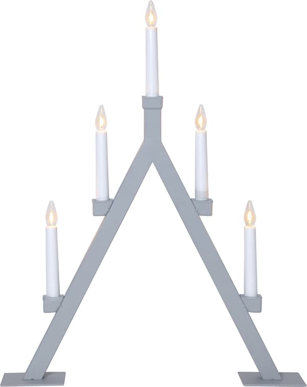 Ljusstake Oliver Grå 55 cm