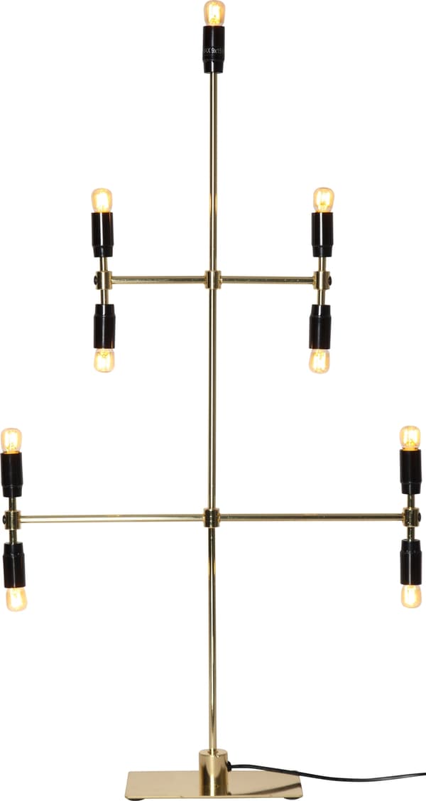 Metalljusstake Greta Vit 5-Ljus
