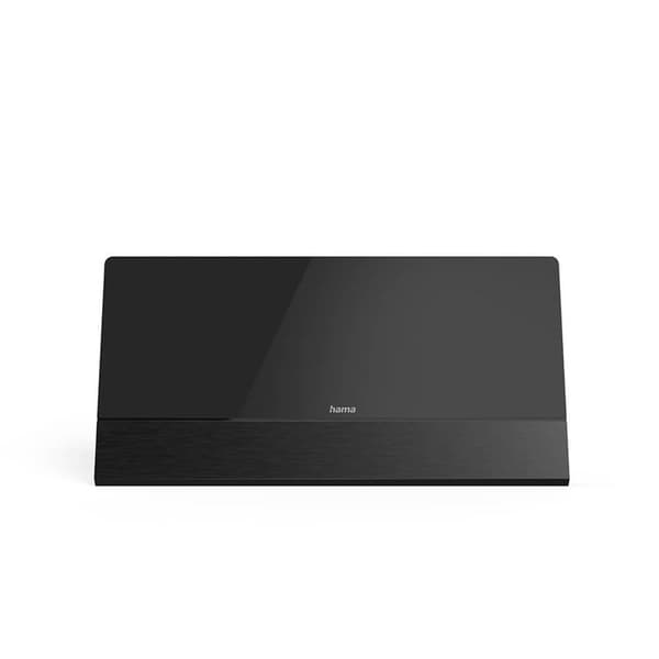 HAMA Indendørs Antenne Pro 55 DAB+/DAB/DVB-T2/FM Flad Sort