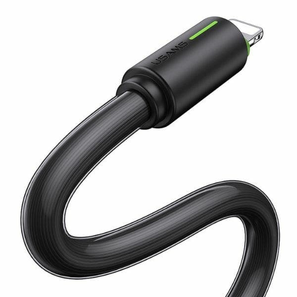 USAMS Kabel USB-C til Lightning 1m 30W YU-serien (US-SJ735) - Sort
