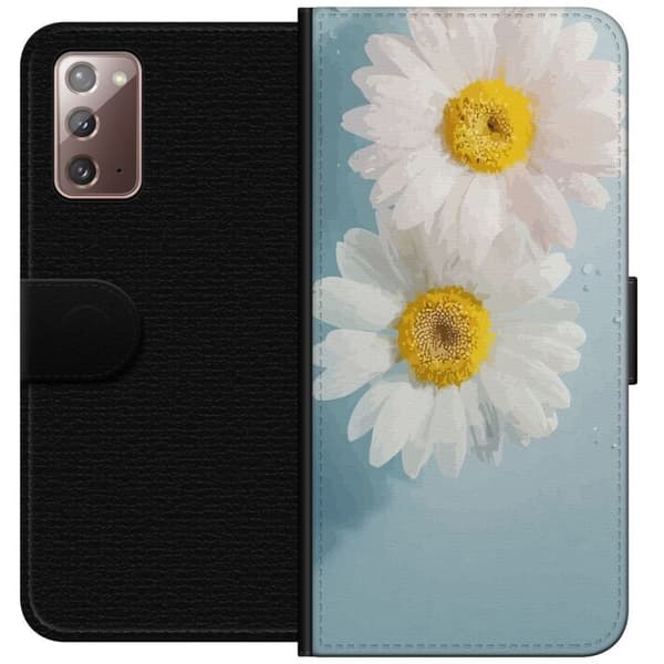 Plånboksfodral till Samsung Galaxy Note20 med Sommarblommor