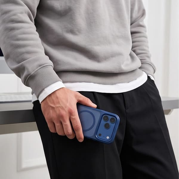 Tech-Protect Mobilskal För iPhone 18 Pro Magsafe Magmat - Matte Mörkblå