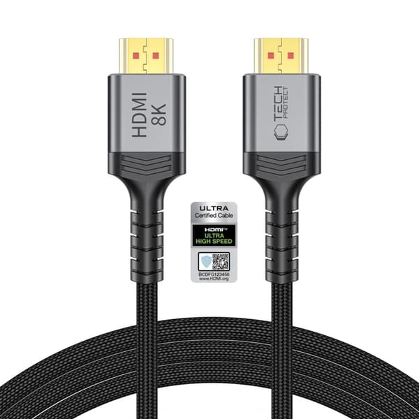 Tech-Protect Kabel HDMI 2.1 Ultraboost 2m - Svart