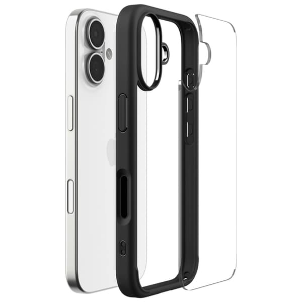 Spigen Telefontaske til iPhone 17 Ultra Hybrid - Mat Sort