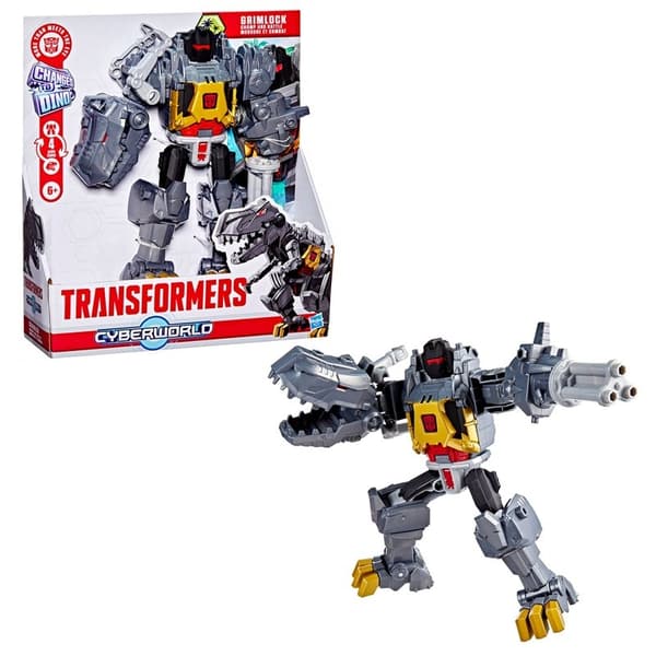 TRA Cyberworld Grimlock Chomp & Battle 9 tommer actionfigur