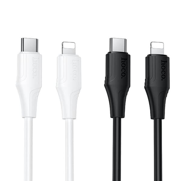 HOCO USB-C til Lightning 27W Kabel 1m Silikone X124 - Sort