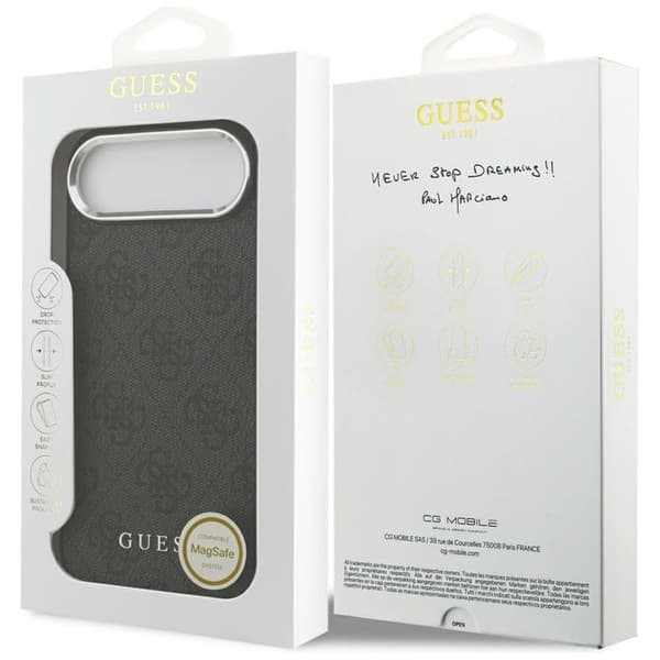 Guess Telefontaske til iPhone Air MagSafe 4G Classic Logo - Sort