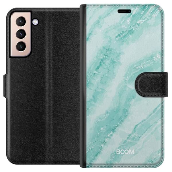 Pung Taske til Samsung Galaxy S21 med Mint Marmor