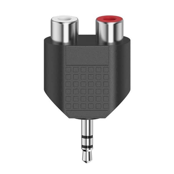 HAMA Adapter Audio 2x RCA-uttag till 3.5 Jack