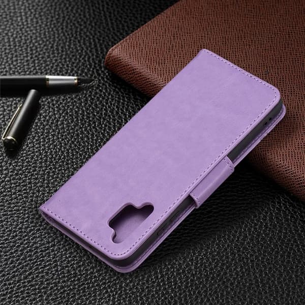 Plånboksfodral För iPhone 14 Pro Max Imprint Butterfly - Lila