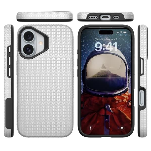 Mobilskal till iPhone 17 MagSafe Protective TPU+PC - Silver