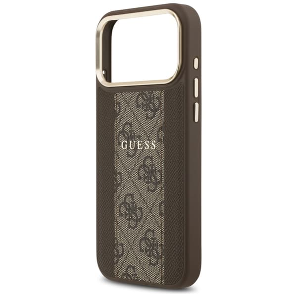 Guess Mobilskal till iPhone 17 Pro Max Magsafe Stripe - Brun