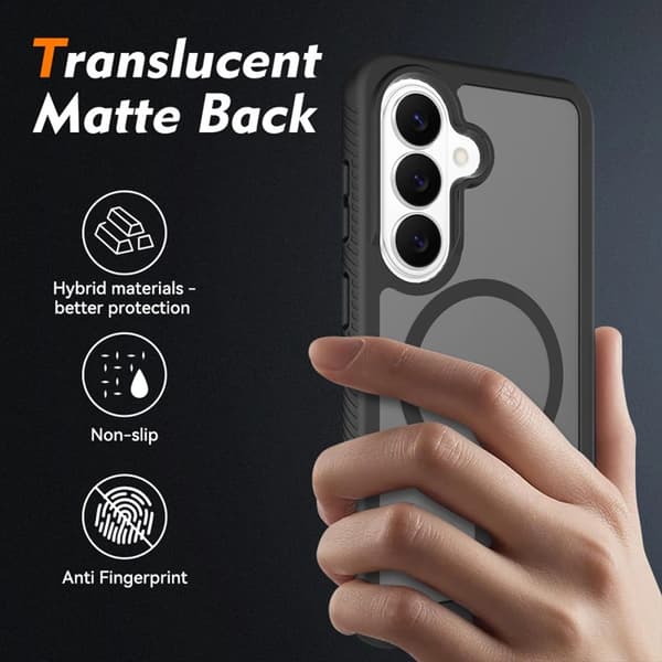 Tech-Protect Telefontaske Til Galaxy S26 Magsafe Defense - Matt Sort