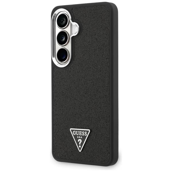 Guess Mobilcover Til Galaxy S26 MagSafe Fixed Glitter Triangle - Sort
