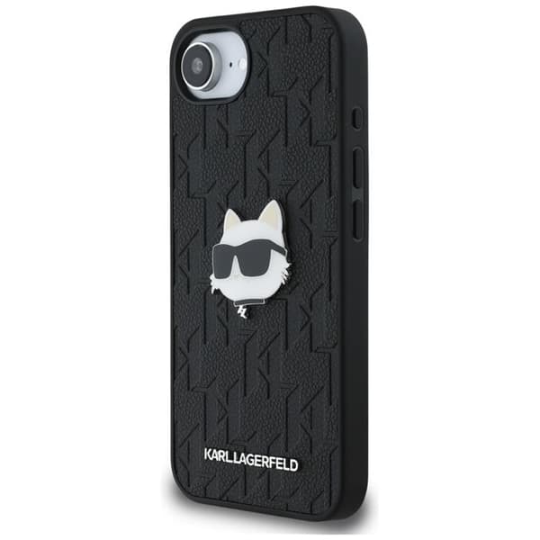 Karl Lagerfeld Mobilskal till iPhone 16e Monogram Choupette Head