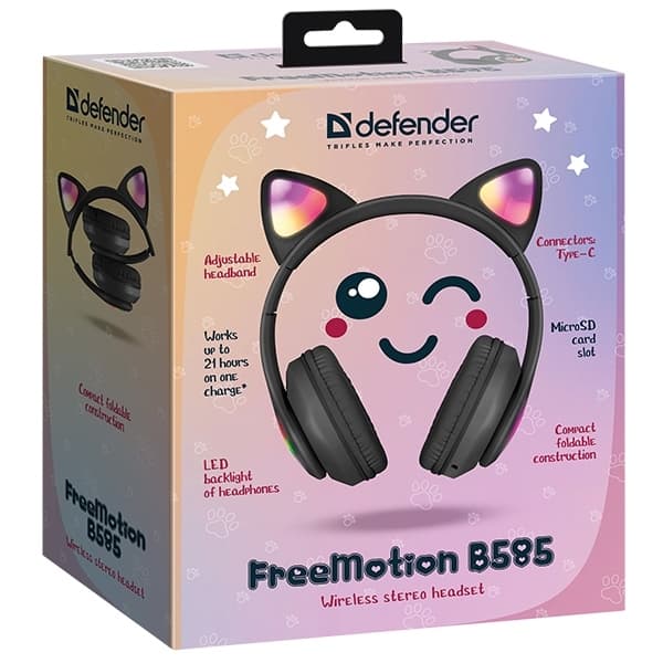 Defender Over-Ear Kuulokkeet Bluetooth Freemotion B585