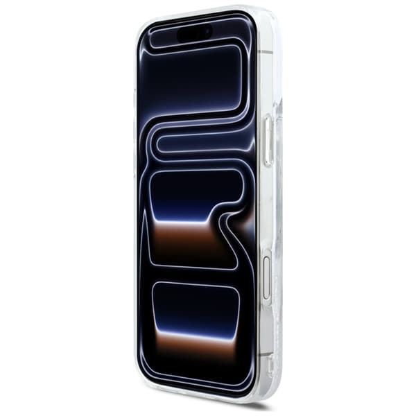 Karl Lagerfeld iPhone 17 Pro Mobilskal Magsafe Liquid Glitter