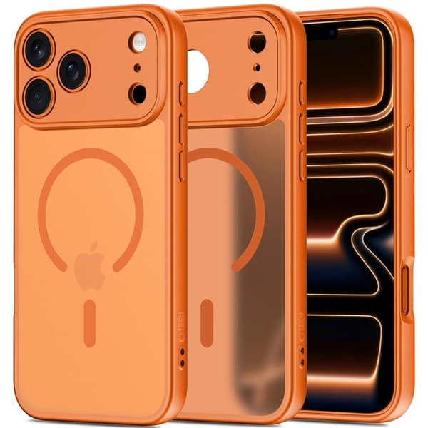 Tech-Protect Matkapuhelimen kuori iPhone 17 Pro Max Magsafe Basic - Cosmic Orange