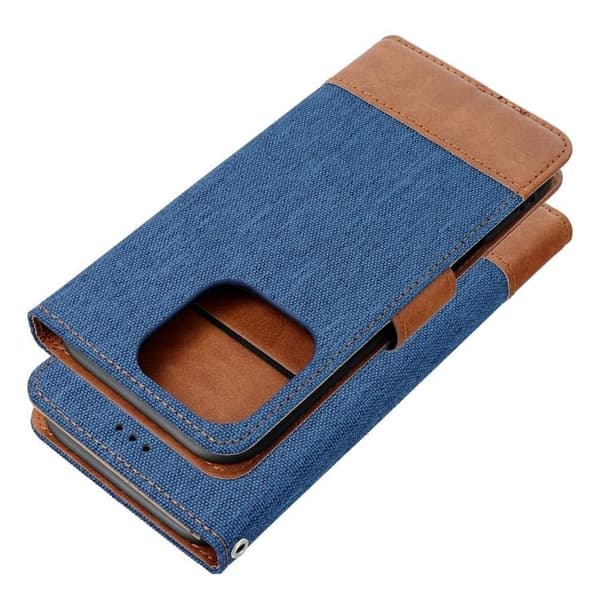 iPhone 16 Plus Pung Etui Jeans - Blå