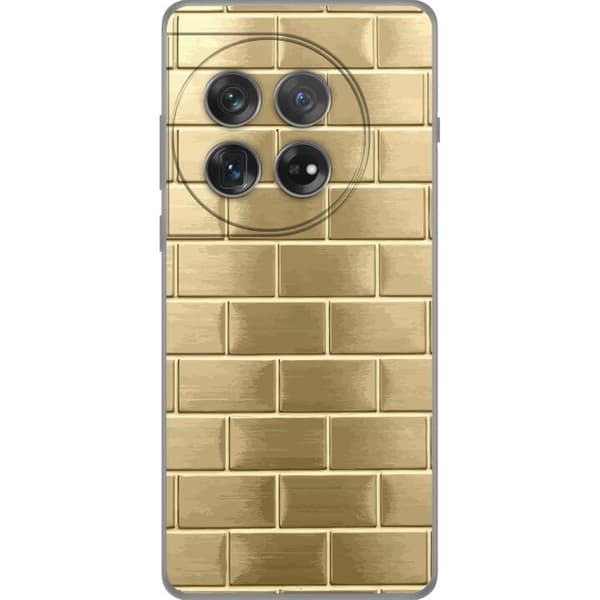 Taske til OnePlus 12 med gyldne mursten