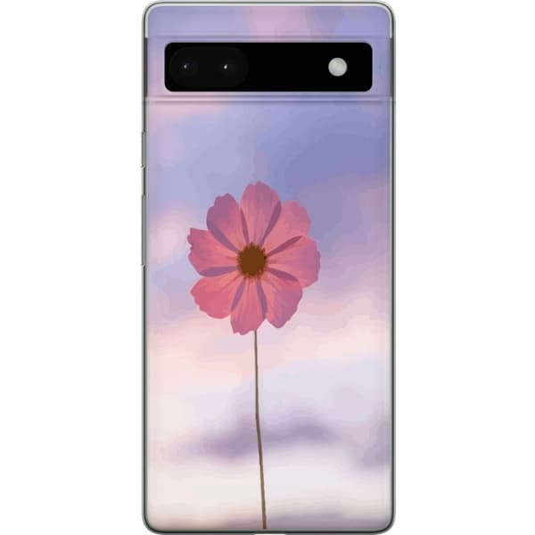 Mobilskal till Google Pixel 6a med Rosa blomma