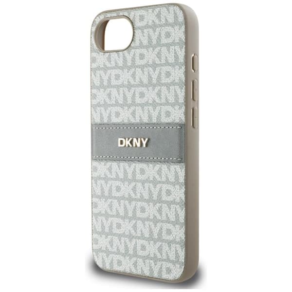 DKNY Mobilskal till iPhone 16e Repeat Texture Tonal Stripe - Beige