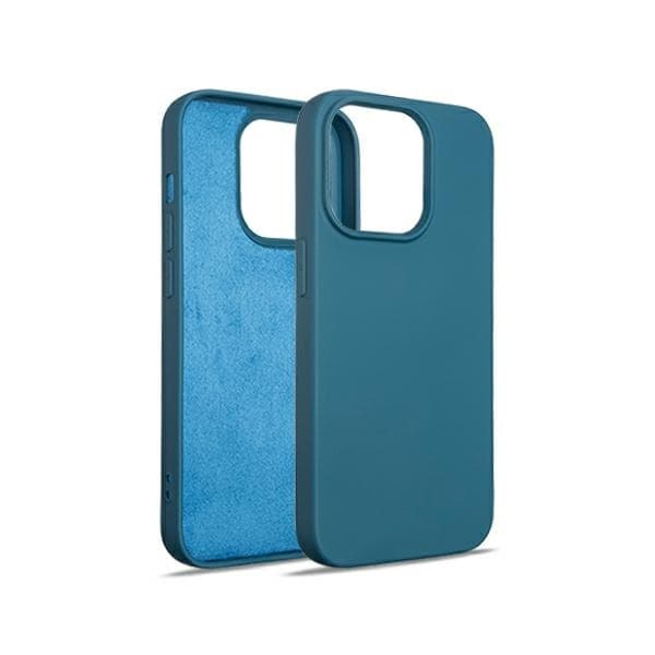 Beline Telefontaske til iPhone 15 Pro Silikone - Blå