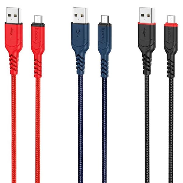 Hoco USB-A til Micro-USB 2.4A 3m Kabel X59 - Sort