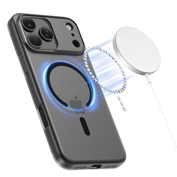 Tech-Protect Telefontaske til iPhone 17 Pro Magsafe Slim - Mat Sort