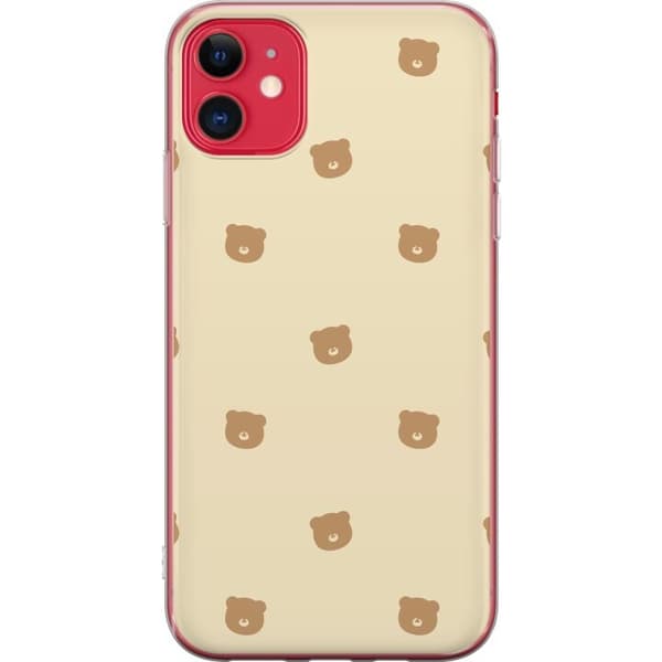 Apple iPhone 11 Etui med Bjørnemønster