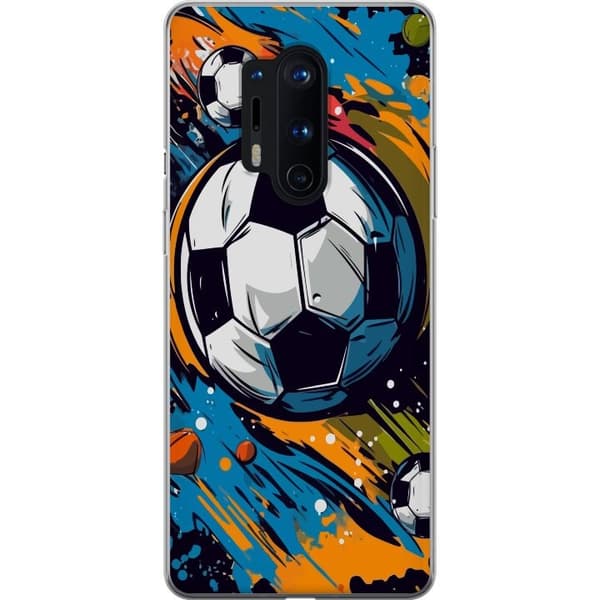 Taske til OnePlus 8 Pro med fodbolde