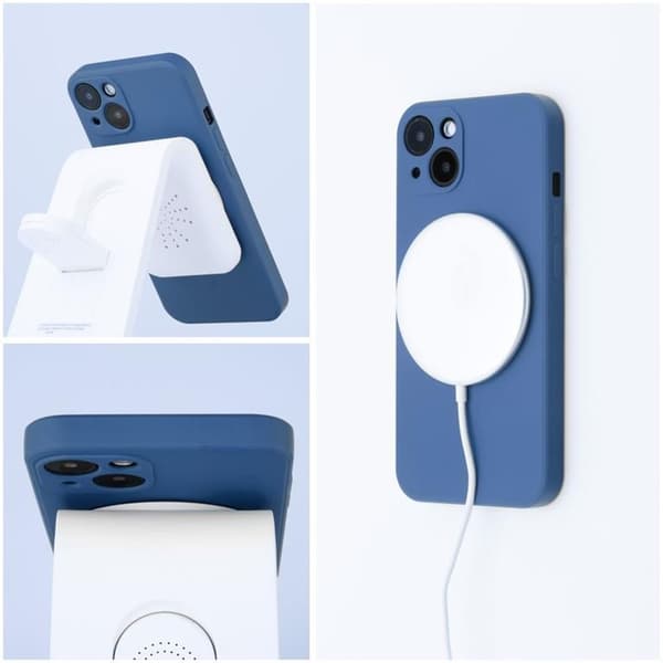 iPhone 13 Magsafe Cover Silikone - Blå