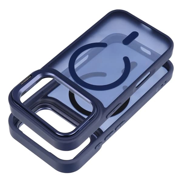 Forcell Mobilcover Magsafe Til iPhone 17 Pro Max Shadow Stand - Marineblå