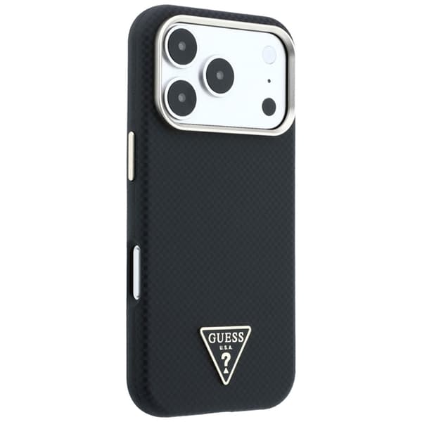 Guess Mobilskal till iPhone 18 Pro Max/17 Pro Max Magsafe Kevlar Triangle Logo