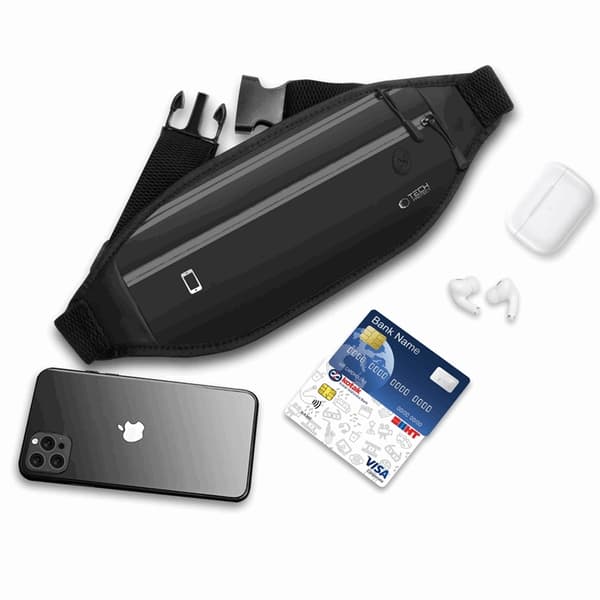 Tech-Protect M7 Universal Sport Midjeväska - Svart