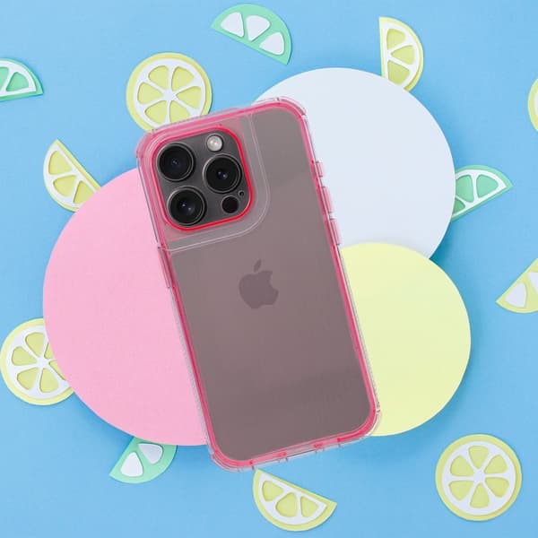 Mobilskal till iPhone 17 Pro Max Matrix Clear - Rosa