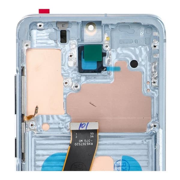 SAMSUNG S20 4G Skärm med LCD-display SOFT OLED - Blå