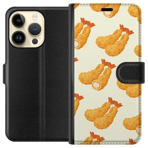 Plånboksfodral till Apple iPhone 14 Pro med Räkor