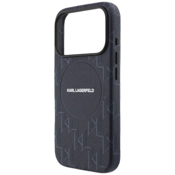 Karl Lagerfeld Mobilskal För iPhone 17 Pro Monogram logo - Blå