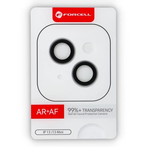 Forcell iPhone 13/13 Mini Härdat Glas Kameraskydd Premium