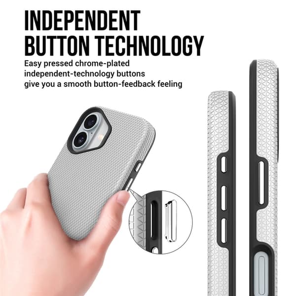 Mobilskal till iPhone 17 MagSafe Protective TPU+PC - Silver