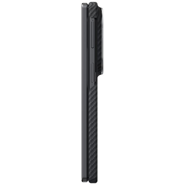 PITAKA-puhelinkotelo Galaxy Z Fold 8 Magsafe Edge - Musta-harmaa