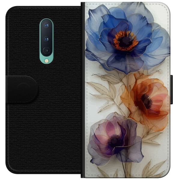 OnePlus 8 tegnebog med silkeblomster