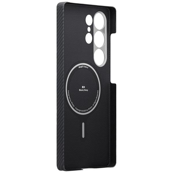 PITAKA Mobilcover Til Galaxy S25 Ultra Magsafe Cairn - Sort/Grå