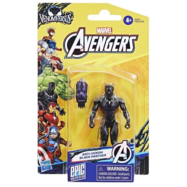 MARVEL Avengers 4 Tommer Venom Sort Panter