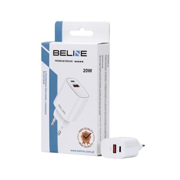 Beline Vægoplader USB-C Til USB-A (30W) - Hvid