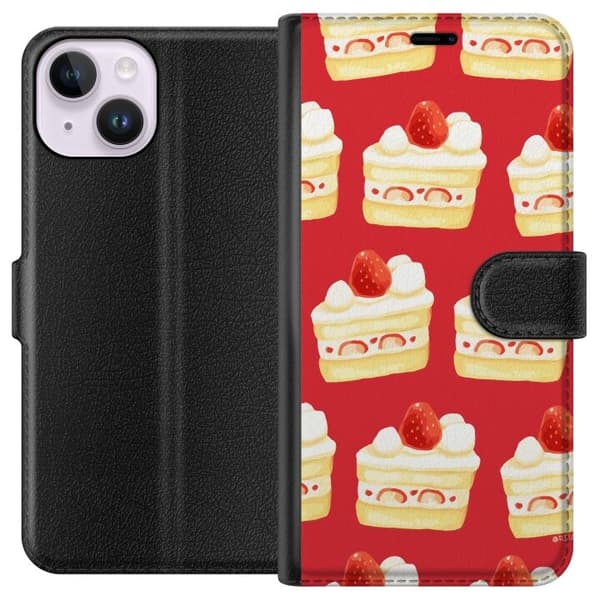 Lompakkokotelo Apple iPhone 14:lle kakulla