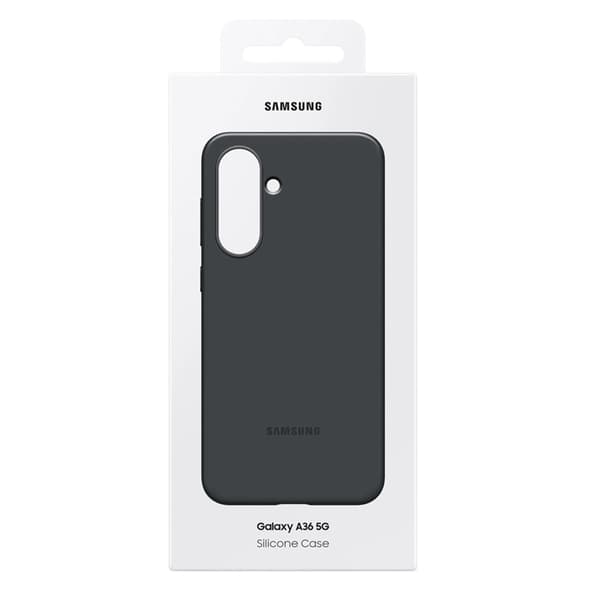 Telefontaske til Samsung Galaxy A36 5G Silikone - Sort